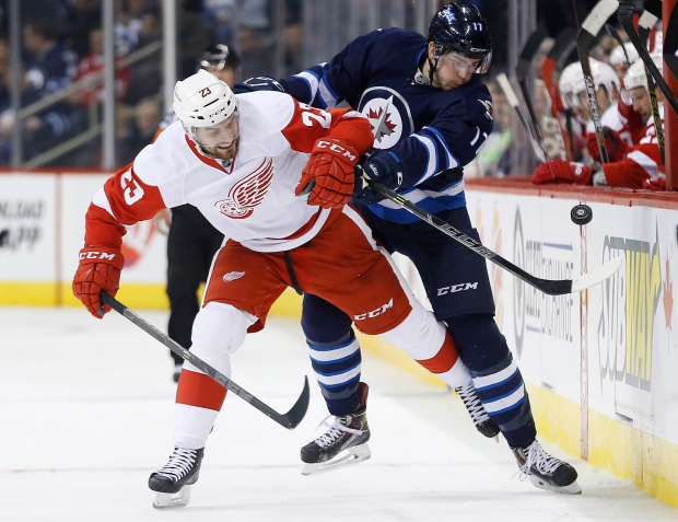 Tatar scores twice as Red Wings rally to beat Jets, 4-3 Image