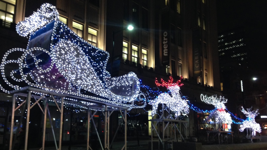 Christmas lights brighten Toronto streets CTV Toronto News