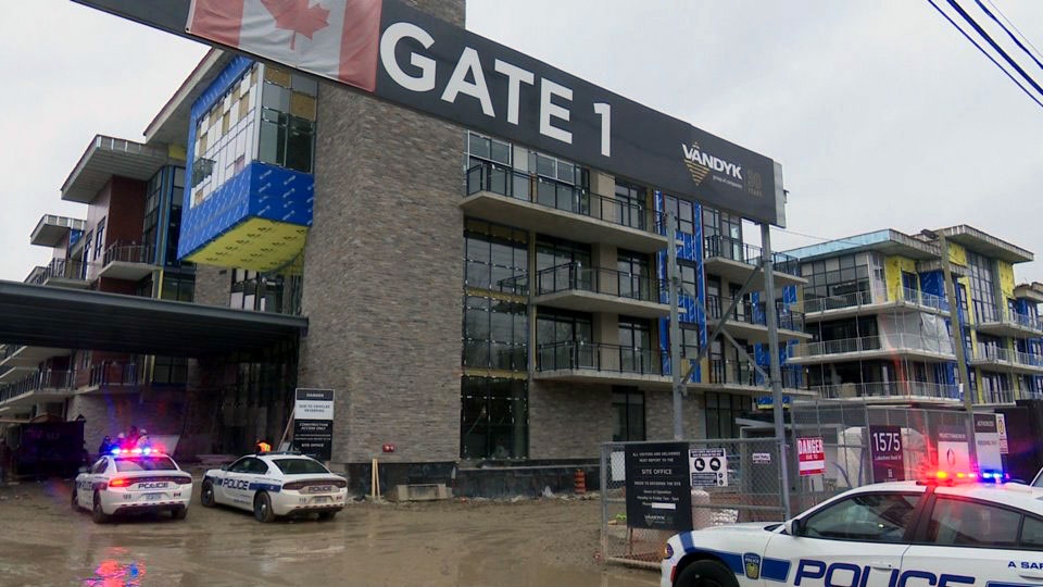A 59-year-old man is dead after falling from a construction site in Mississauga. (Courtesy / Dave Ritchie)
