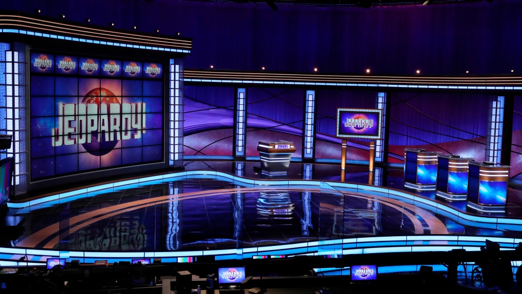 This image released by JEOPARDY! shows the new set for the popular quiz show. (Carol Kaelson/JEOPARDY! via AP)