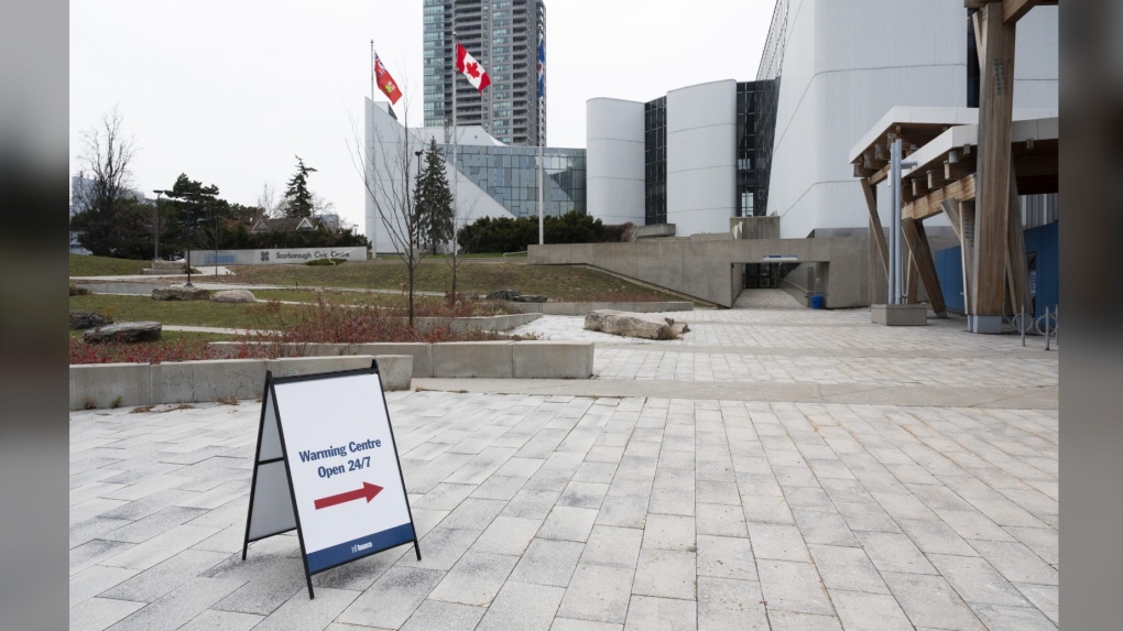 The City of Toronto is opening three warming centres in downtown, Scarborough, and North York on Dec. 15. One of these sites is located at Scarborough Civic Centre, which is pictured above (City of Toronto photo).