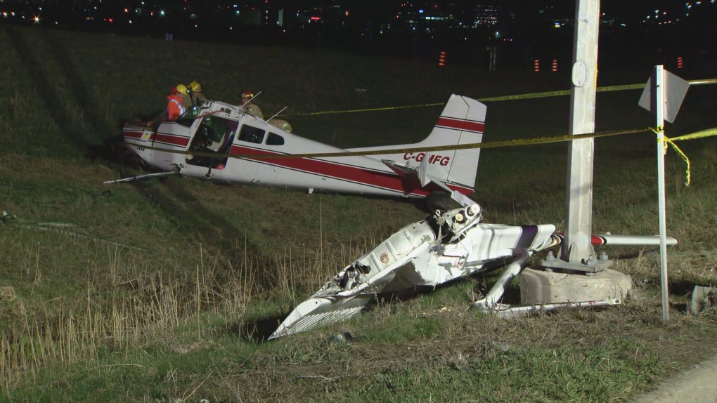 Plane Crashes Near Buttonville Airport 