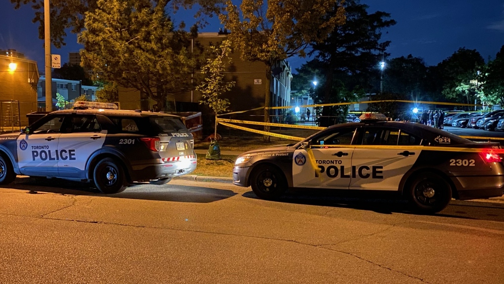 No injuries reported after multiple shots were fired near an elementary school in Toronto overnight. (Courtesy: Mike Nguyen)