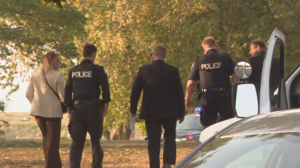 A woman is dead after being pulled from the water at Marie Curtis Park in Etobicoke Saturday morning. 