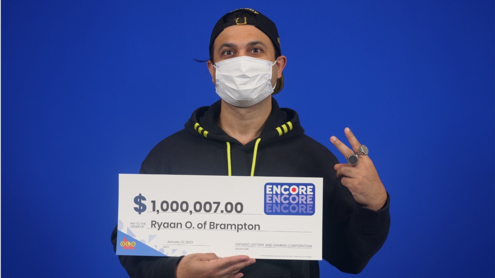 An image of Ryaan Othman, the lottery winner from Brampton who scored big in roughly three weeks. (OLG)