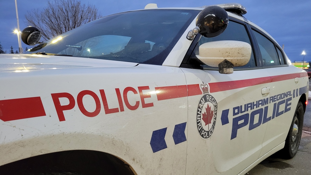 A Durham Regional Police car is seen on Tuesday Feb. 28, 2023. THE CANADIAN PRESS/Doug Ives 
