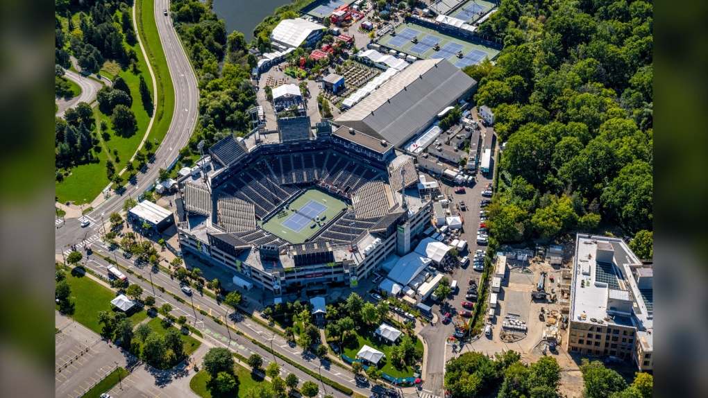 An aerial image shows Sobeys Stadium, set to be re-branded as a concert venue called The Bowl in 2024. Handout