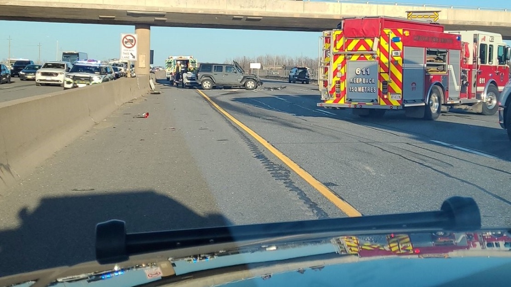 A 10-year-old boy from Beamsville was killed in a three-vehicle, chain-reaction crash on the Niagara-bound QEW on March 30.