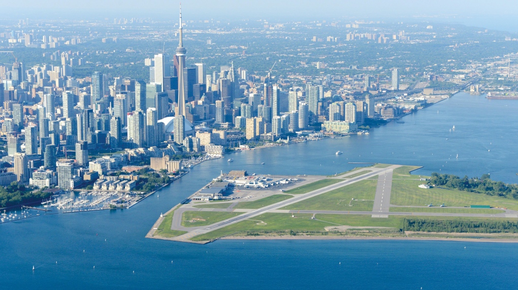FILE- Travellers have voted Billy Bishop Toronto City Airport as having one of the top ten most scenic approaches in the world. (PortsToronto) 