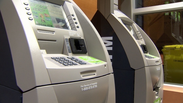 An ATM machine can be seen in this undated file image.