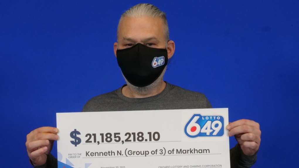 Markham, Ont. man Kenneth Nitsotolis is one of three Lotto 6/49 winners sharing a $21 million prize. (Supplied)