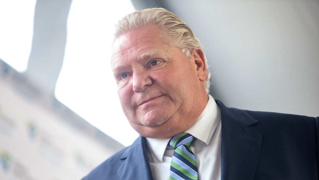 Ontario Premier Doug Ford attends an announcement at Mississauga Hospital, in Mississauga, Ont., Wednesday, Dec. 1, 2021. THE CANADIAN PRESS/Chris Young 