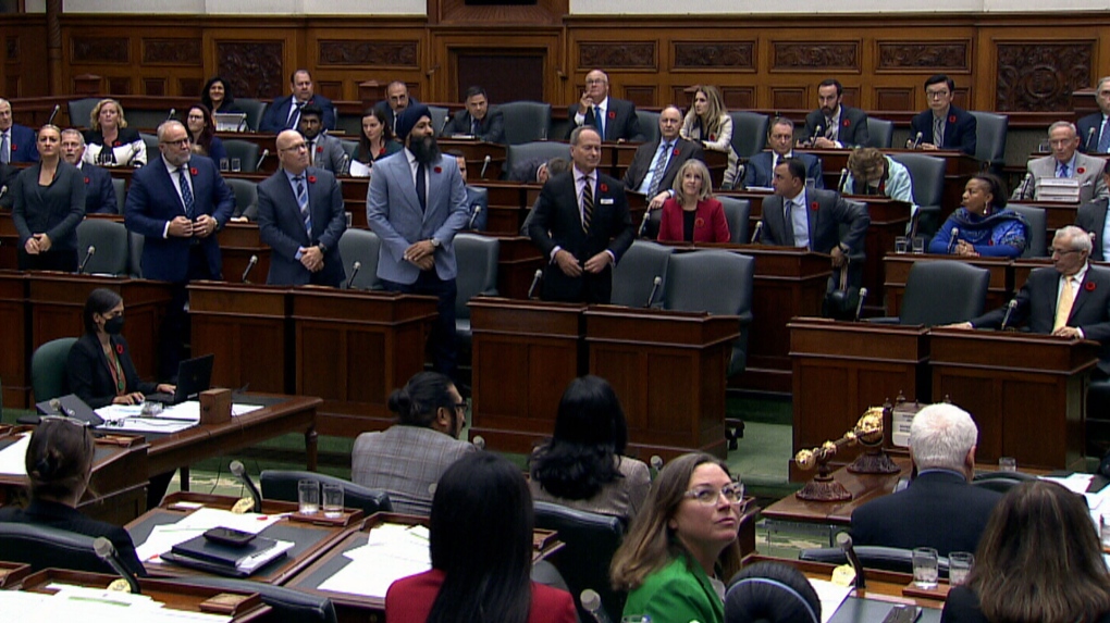 Watch as members of CUPE jeer as the Ford government passes legislation that would make it illegal for school support workers to strike.