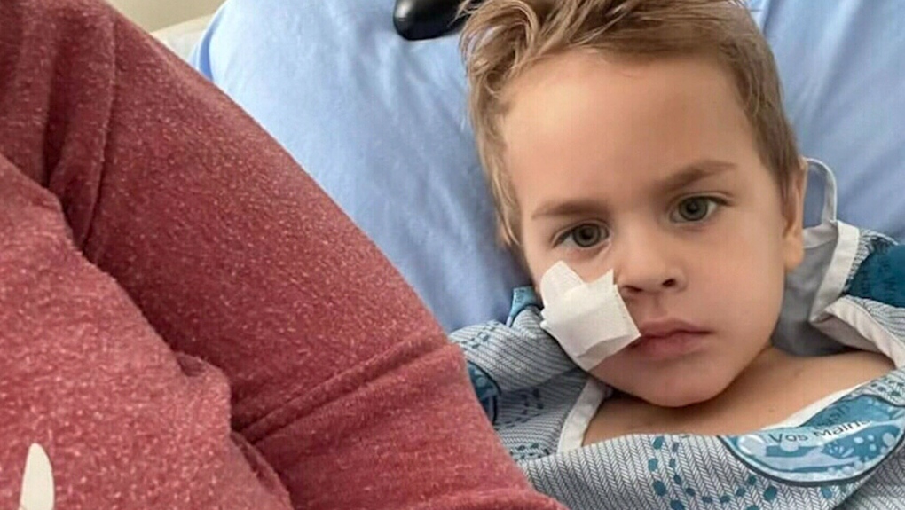 Anak prasekolah Ontario diterbangkan 350 km dari rumah karena rumah sakit setempat penuh