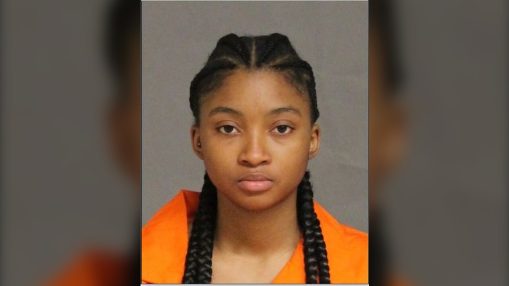 Michelle Jordan, 19, of Ajax, is charged in connection with a 'grandparent scam' that police allege has defrauded GTA seniors of more than $1.1 million. (Toronto Police Service)