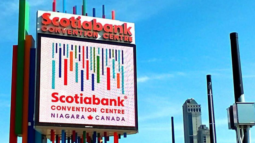 The Niagara Falls Convention Centre is shown above (fallscc/Instagram)