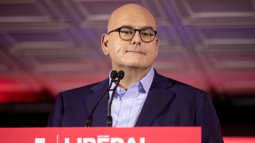 Ontario Liberal Party leader Steven Del Duca delivers remarks at the party's AGM in Toronto, Sunday, Oct. 17, 2021. THE CANADIAN PRESS/Chris Young 