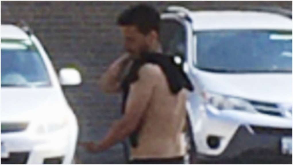 This man is wanted after a child was picked up by the hair in a Toronto park on May 11. (Toronto police)