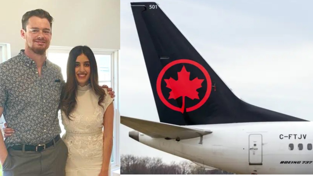 Penundaan penerbangan Air Canada membuat pengantin terlambat untuk pernikahan
