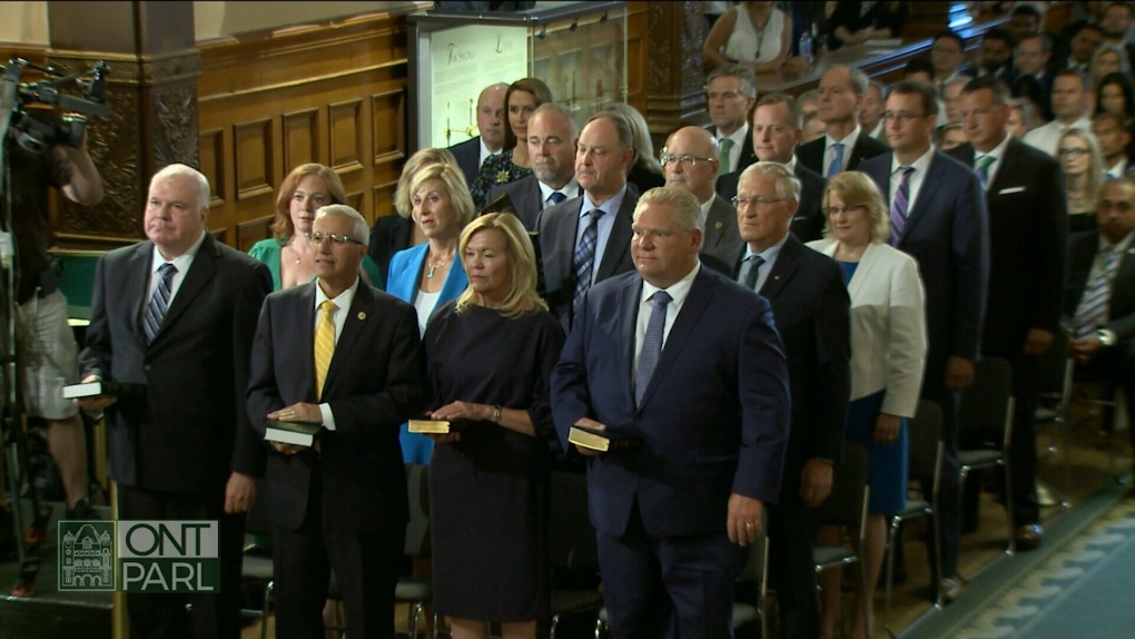 Premier Ford’s cabinet to be sworn in