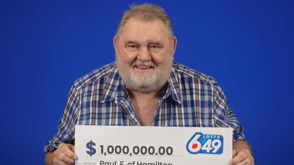 Paul Ferguson, 74, is seen in this photograph after winning the lottery. (OLG)