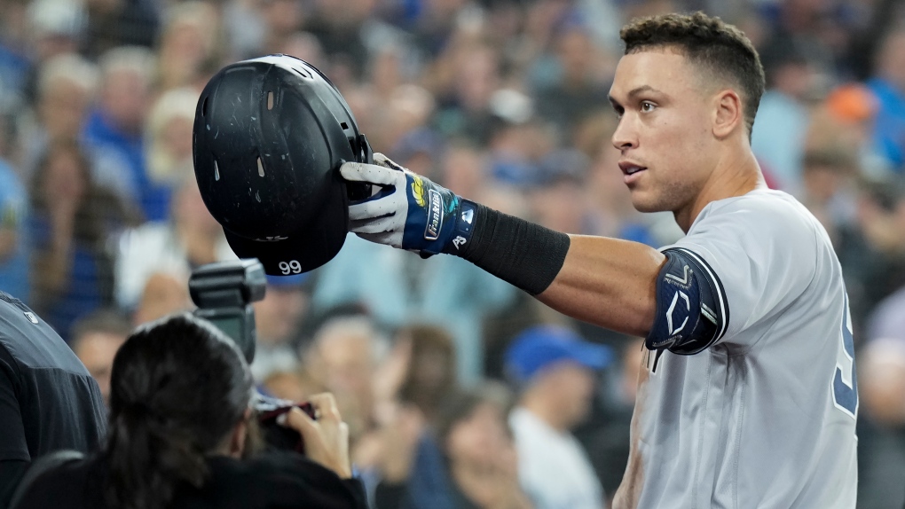 Blue Jays suspicious of Aaron Judge's home run after his 'odd' plate  appearance