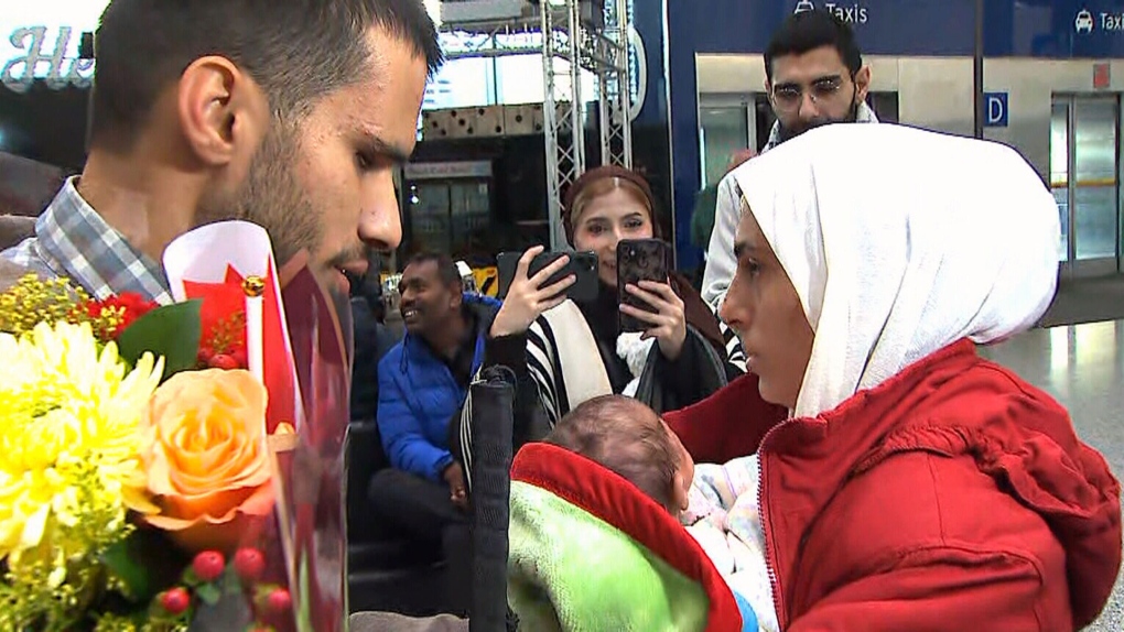 Watch: Reunion After Wife, Newborn Flees Gaza