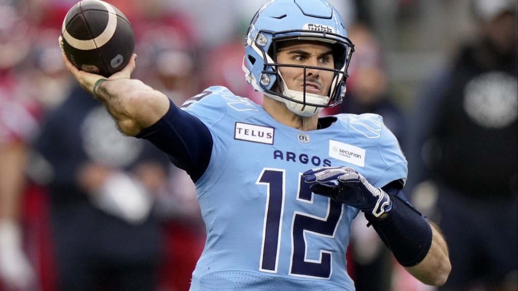 Argonauts Quarterback Chad Kelly Named CFL's Outstanding Player | CTV News