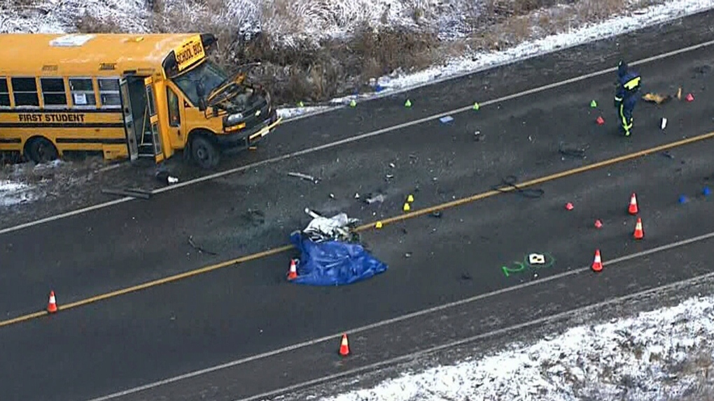 Two Dead In Collision With School Bus In Caledon