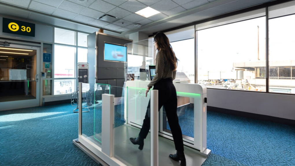 In a pilot project currently underway, Air Canada's digital identification is now available for select Vancouver International Airport travellers, and for eligible customers entering the Air Canada Café at Toronto Pearson International Airport. (CNW Group/Air Canada)