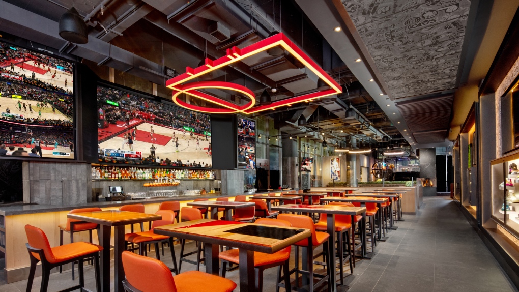 The NBA Courtside Restaurant is seen in this image. (NBA)
