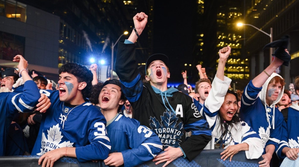 Mitch Marner Goal Celebration Painting Essential T-Shirt for Sale