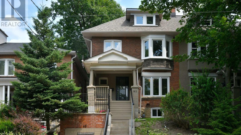 A photo of 65 Alberta Avenue is seen on the sale listing at realtor.ca. 