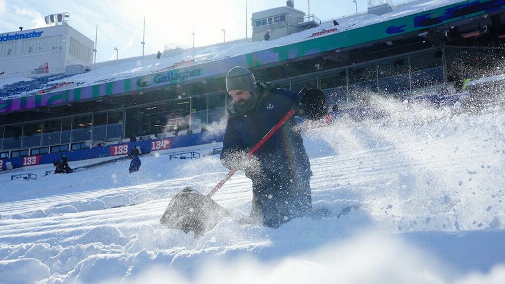 With snow still falling, Bills call on fans to help dig out