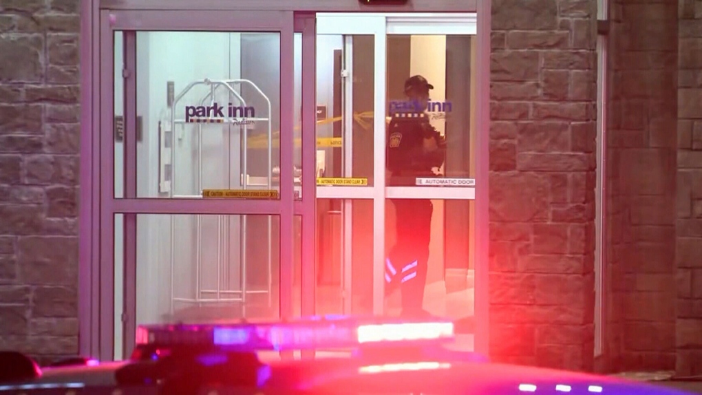 Woman injured in shooting around Brampton hotel