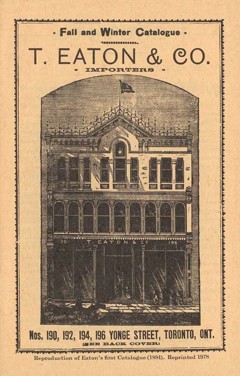 1884 Eaton's catalogue