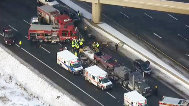 Highway 401 crash