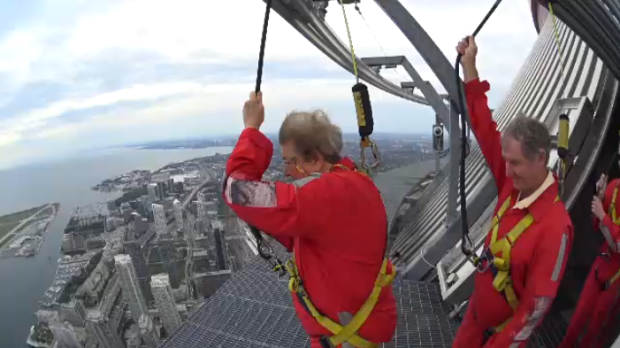 Woman Spends 85th Birthday Walking On Roof Of Cn Tower Ctv News