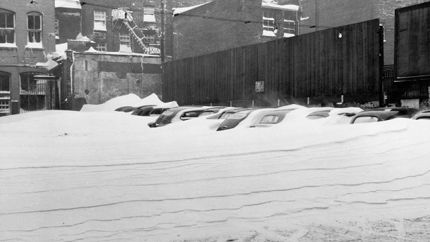 Toronto snowstorm in 1944
