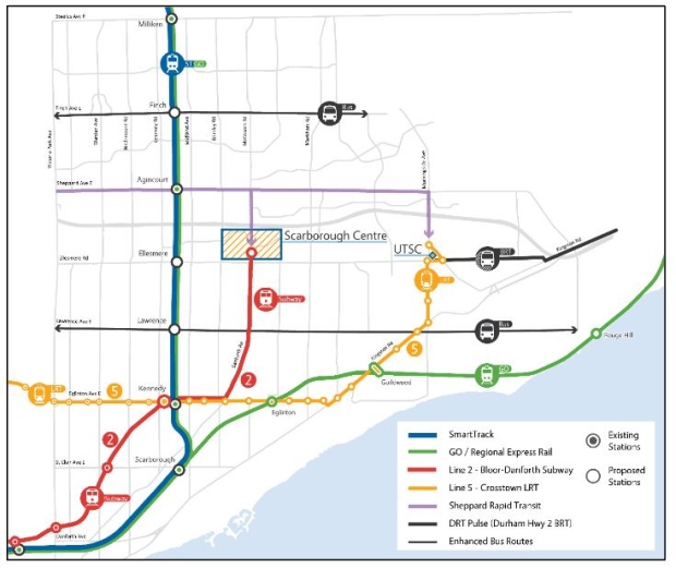 Toronto's Scarborough subway plan