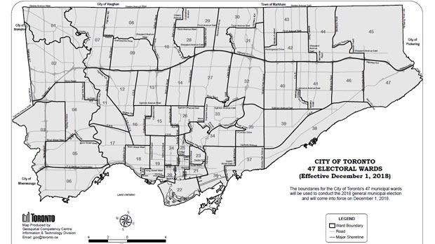 Ward Map Toronto