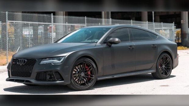 flat black matte 2016 Audi RS7