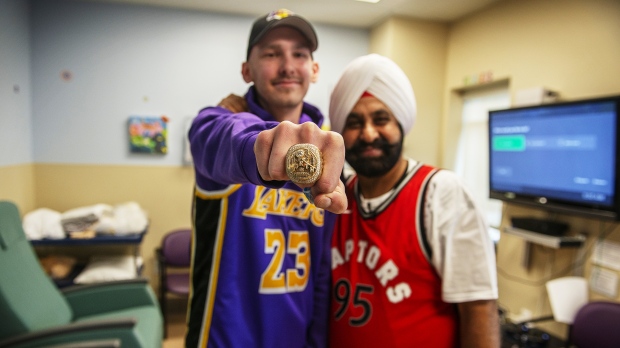 Perfect Timing For Lakers Superfan, New Dad In New Jersey