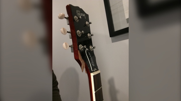guitar broken aircanada