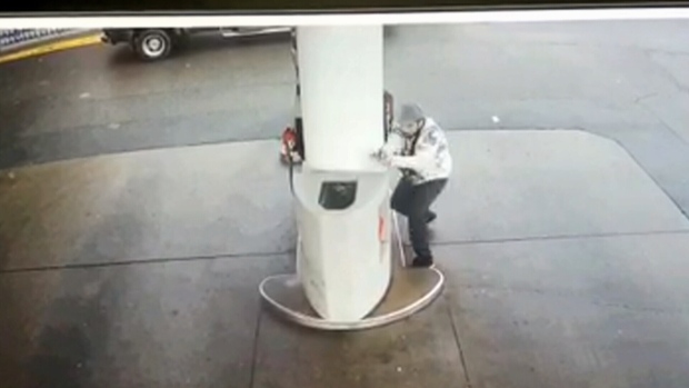 Suspect, gas station shootout