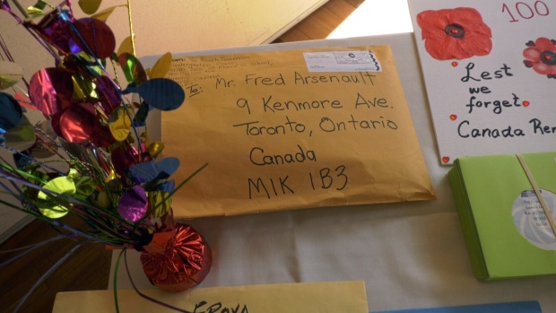Letters for Fred Arsenault