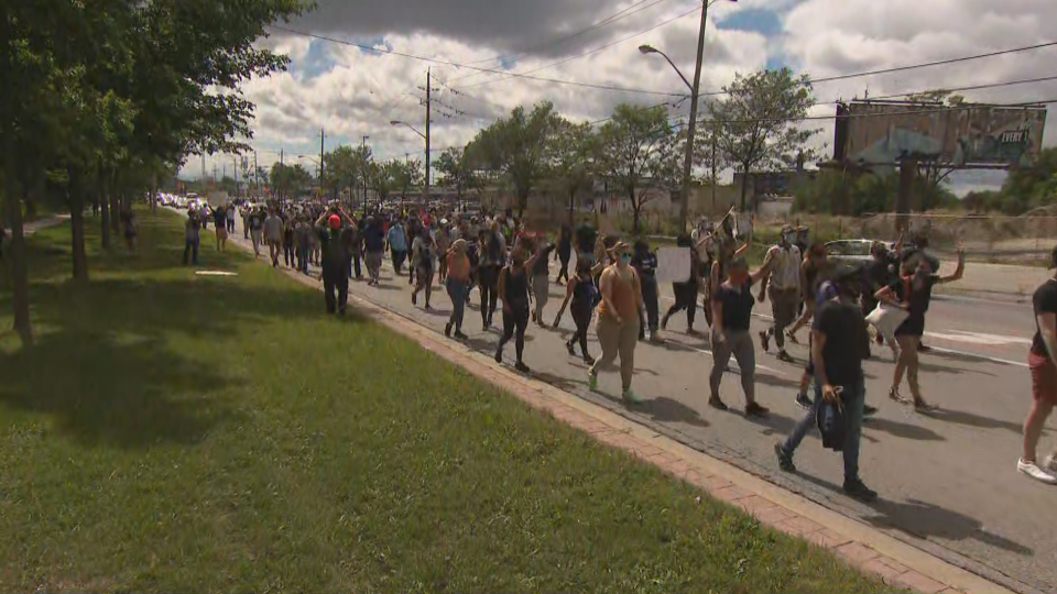 Defund the police rally